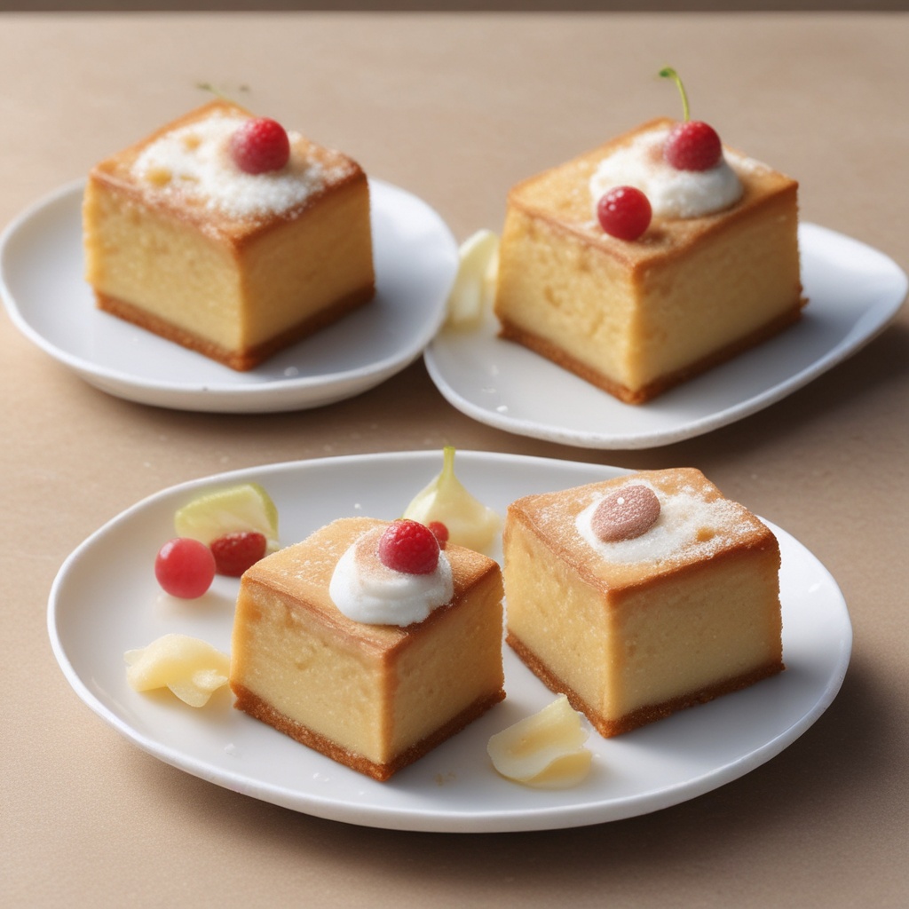 溶けているケーキ